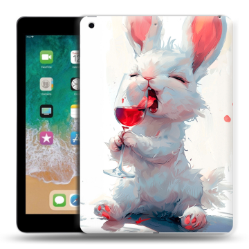 Силиконовый чехол на Ipad (2018) с принтом кролик зайчик Силиконовый чехол на Ipad (2018) с принтом кролик зайчик