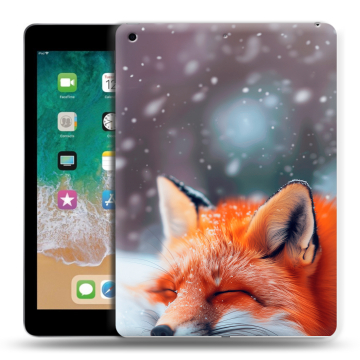 Силиконовый чехол на Ipad (2018) с принтом лиса Силиконовый чехол на Ipad (2018) с принтом лиса
