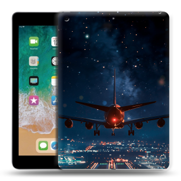 Силиконовый чехол на Ipad (2018) с принтом самолет Силиконовый чехол на Ipad (2018) с принтом самолет