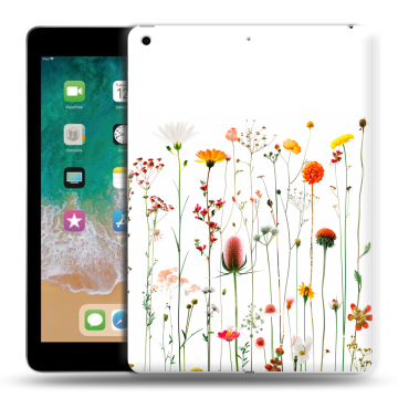 Силиконовый чехол на Ipad (2018) с принтом цветы Силиконовый чехол на Ipad (2018) с принтом цветы