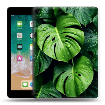 Силиконовый чехол на Ipad (2018) с принтом Листья Силиконовый чехол на Ipad (2018) с принтом Листья