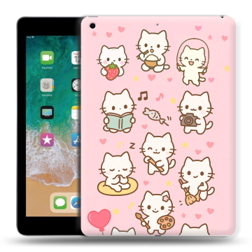 Силиконовый чехол на Ipad (2018) с принтом Hello Kitty Хелоу Кити Силиконовый чехол на Ipad (2018) с принтом Hello Kitty Хелоу Кити