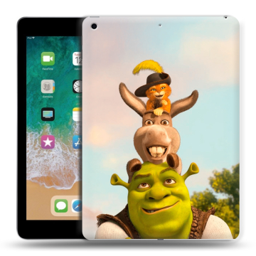 Силиконовый чехол на Ipad (2018) с принтом Шрек Shrek