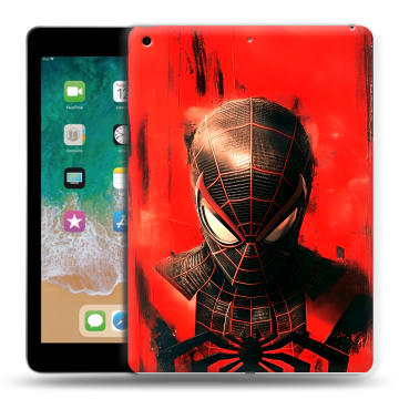 Силиконовый чехол на Ipad (2018) с принтом человек паук spiderman