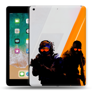 Силиконовый чехол на Ipad (2018) с принтом Контер страйк Counter strike Силиконовый чехол на Ipad (2018) с принтом Контер страйк Counter strike