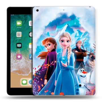 Силиконовый чехол на Ipad (2018) с принтом Холодное сердце Frozen