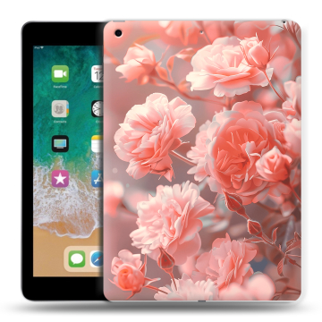 Силиконовый чехол на Ipad (2018) с принтом Розы цветы Силиконовый чехол на Ipad (2018) с принтом Розы цветы