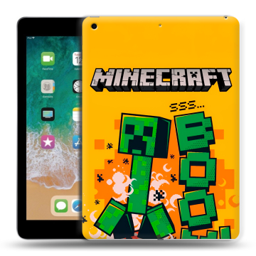 Силиконовый чехол на Ipad (2018) с принтом Майнкрафт Minecraft Силиконовый чехол на Ipad (2018) с принтом Майнкрафт Minecraft