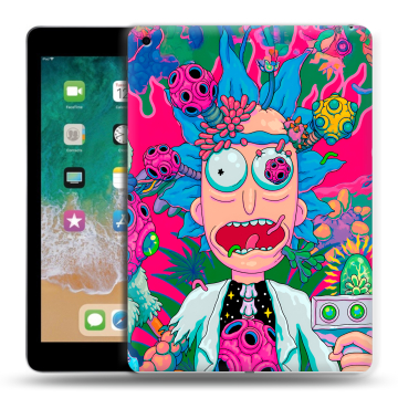 Силиконовый чехол на Ipad (2018) с принтом Рик и Морти Rick Morty Силиконовый чехол на Ipad (2018) с принтом Рик и Морти Rick Morty