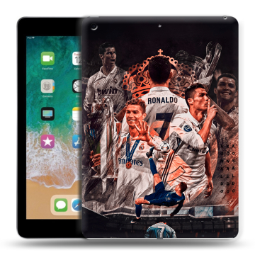 Силиконовый чехол на Ipad (2018) с принтом Реал Роналдо Real Ronaldo