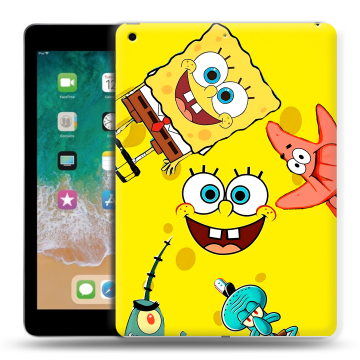 Силиконовый чехол на Ipad (2018) с принтом Спанч боб Спанчбоб Силиконовый чехол на Ipad (2018) с принтом Спанч боб Спанчбоб