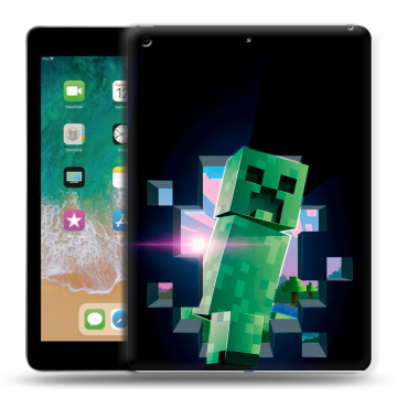 Силиконовый чехол на Ipad (2018) с принтом Майнкрафт Minecraft Силиконовый чехол на Ipad (2018) с принтом Майнкрафт Minecraft