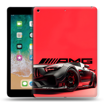 Силиконовый чехол на Ipad (2018) с принтом Мерседес Mercedes AMG