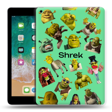 Силиконовый чехол на Ipad (2018) с принтом Шрек Shrek