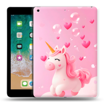 Силиконовый чехол на Ipad (2018) с принтом Единорог