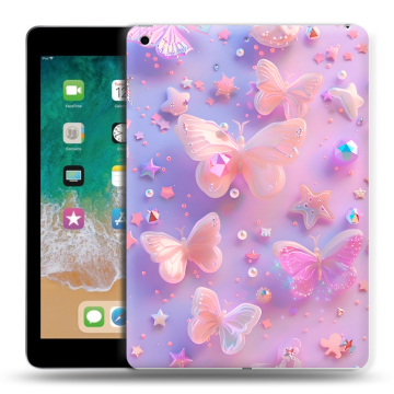 Силиконовый чехол на Ipad (2018) с принтом Бабочки
