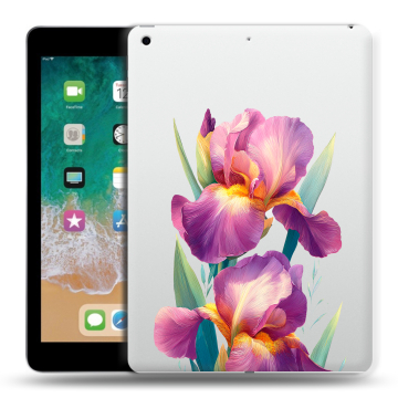 Силиконовый чехол на Ipad (2018) с принтом Цветы орхидеи