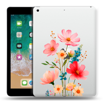 Силиконовый чехол на Ipad (2018) с принтом Цветы