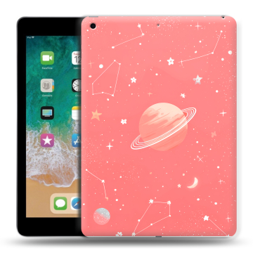 Силиконовый чехол на Ipad (2018) с принтом Розовый космос