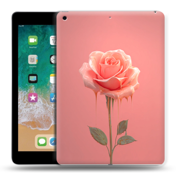Силиконовый чехол на Ipad (2018) с принтом Розовая роза
