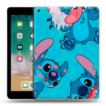 Силиконовый чехол на Ipad (2018) с принтом Лило и Стич