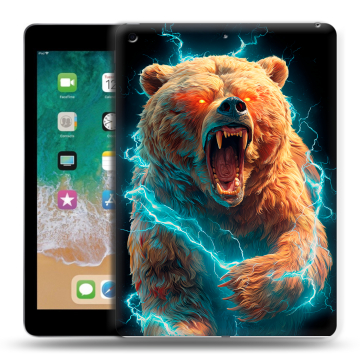 Силиконовый чехол на Ipad (2018) с принтом Медведь