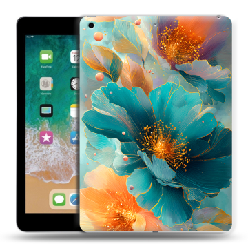 Силиконовый чехол на Ipad (2018) с принтом Цветы