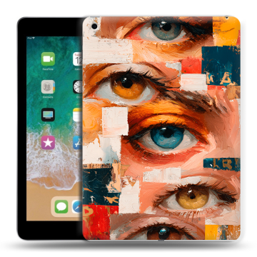 Силиконовый чехол на Ipad (2018) с принтом Модный принт