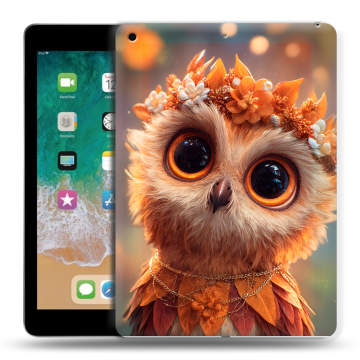 Силиконовый чехол на Ipad (2018) с принтом Милая сова