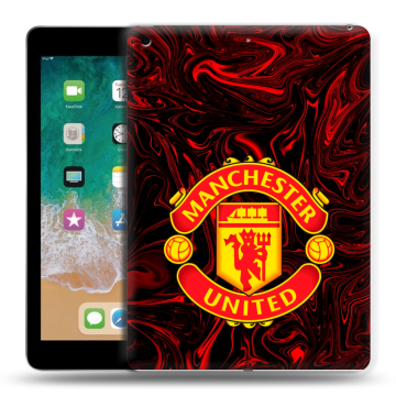 Силиконовый чехол на Ipad (2018) с принтом Manchester United