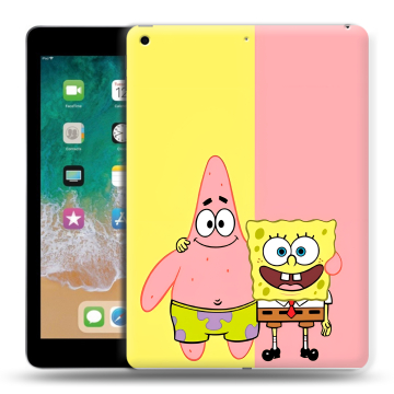 Силиконовый чехол на Ipad (2018) с принтом Спанч боб Спанчбоб Силиконовый чехол на Ipad (2018) с принтом Спанч боб Спанчбоб