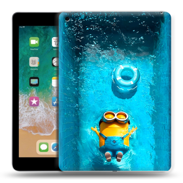 Силиконовый чехол на Ipad (2018) с принтом Миньоны Силиконовый чехол на Ipad (2018) с принтом Миньоны