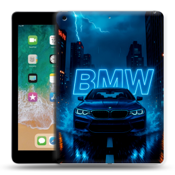 Силиконовый чехол на Ipad (2018) с принтом BMW БМВ