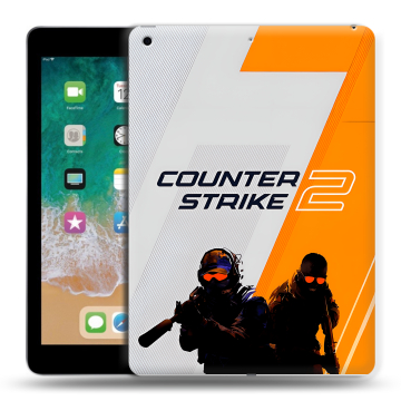 Силиконовый чехол на Ipad (2018) с принтом Counter Strike Силиконовый чехол на Ipad (2018) с принтом Counter Strike