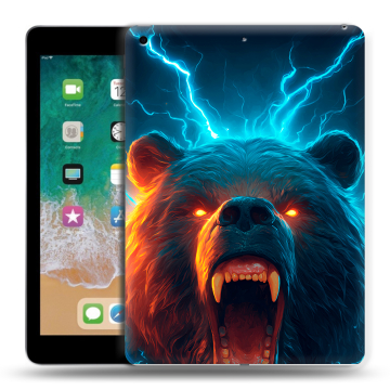 Силиконовый чехол на Ipad (2018) с принтом Медведь