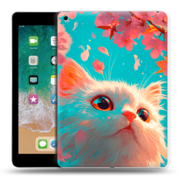 Силиконовый чехол на Ipad (2018) с принтом Красивый кот