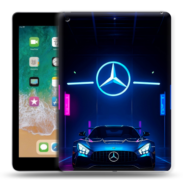 Силиконовый чехол на Ipad (2018) с принтом Mercedes Мерседес
