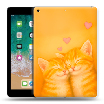 Силиконовый чехол на Ipad (2018) с принтом Милые котята Силиконовый чехол на Ipad (2018) с принтом Милые котята