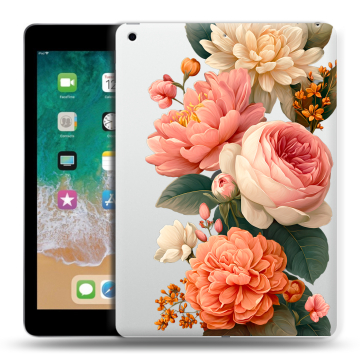 Силиконовый чехол на Ipad (2018) с принтом цветы