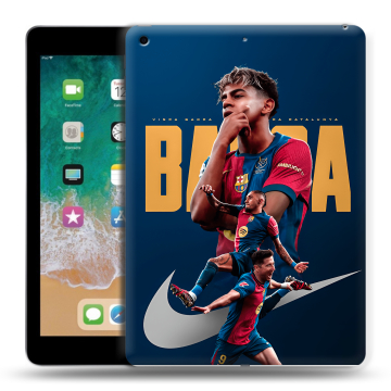Силиконовый чехол на Ipad (2018) с принтом Барселона Barca Yamal 