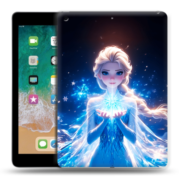 Силиконовый чехол на Ipad (2018) с принтом Холодное сердце Frozen