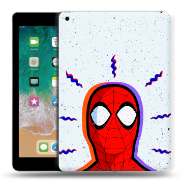 Силиконовый чехол на Ipad (2018) с принтом Spiderman Человек паук