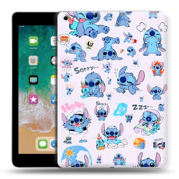 Силиконовый чехол на Ipad (2018) с принтом Лило и Стич
