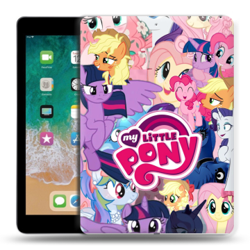 Силиконовый чехол на Ipad (2018) с принтом My little pony Дружба чудо