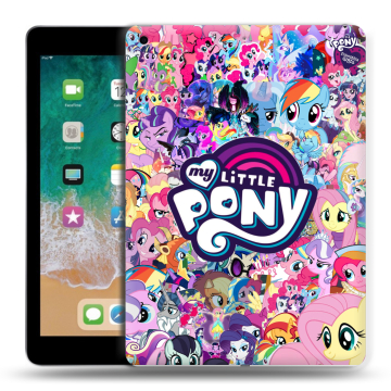 Силиконовый чехол на Ipad (2018) с принтом My little pony Дружба чудо Силиконовый чехол на Ipad (2018) с принтом My little pony Дружба чудо