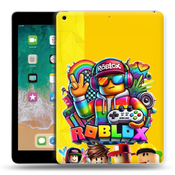 Силиконовый чехол на Ipad (2018) с принтом Roblox Роблокс