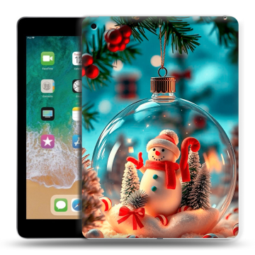 Силиконовый чехол на Ipad (2018) с принтом Новый год