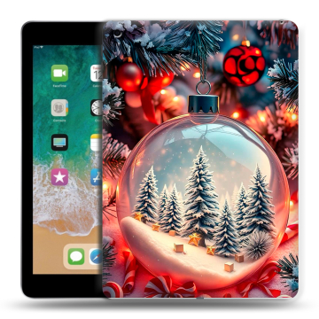 Силиконовый чехол на Ipad (2018) с принтом Новый год