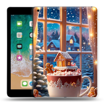 Силиконовый чехол на Ipad (2018) с принтом Новый год