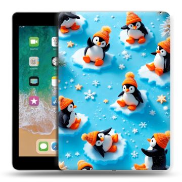 Силиконовый чехол на Ipad (2018) с принтом Новый год